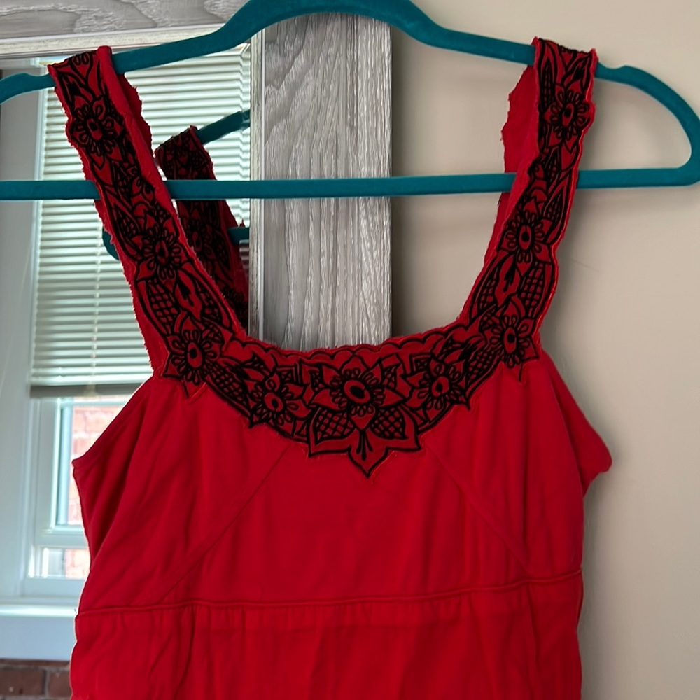 Free people red summer dress
